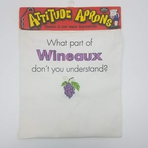 NWT Attitude Apron